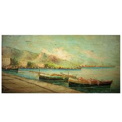 "Fisherman's Dock" Painting 7