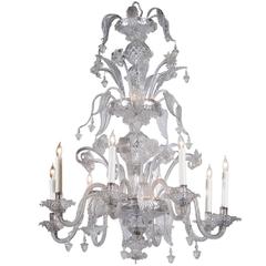 Antique Early 1800s Murano Eight-Light Chandelier