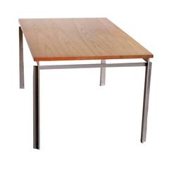Danish Work Table-Desk PK 53 by Poul Kjærholm for E. Kold Christensen, 1950s