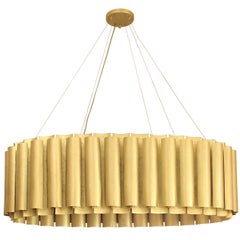 Aura Suspension in Hammered Brass