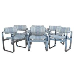 Mid-Century Modern Eero Aarnio Mobel Italia Chairs, Set of Six