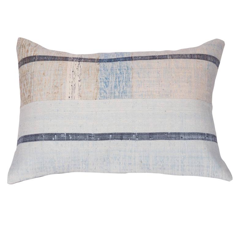 Pillow Made Out of an Mid-20th Century Anatolian Cotton Kilim at 1stdibs
