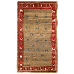 Vintage Persian Gabbeh Rug