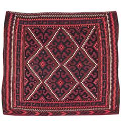 Vintage Uzbek Kilim Bag Rug