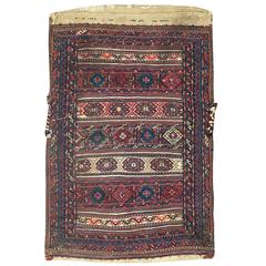 Vintage Persian Tribal Bag Rug 7
