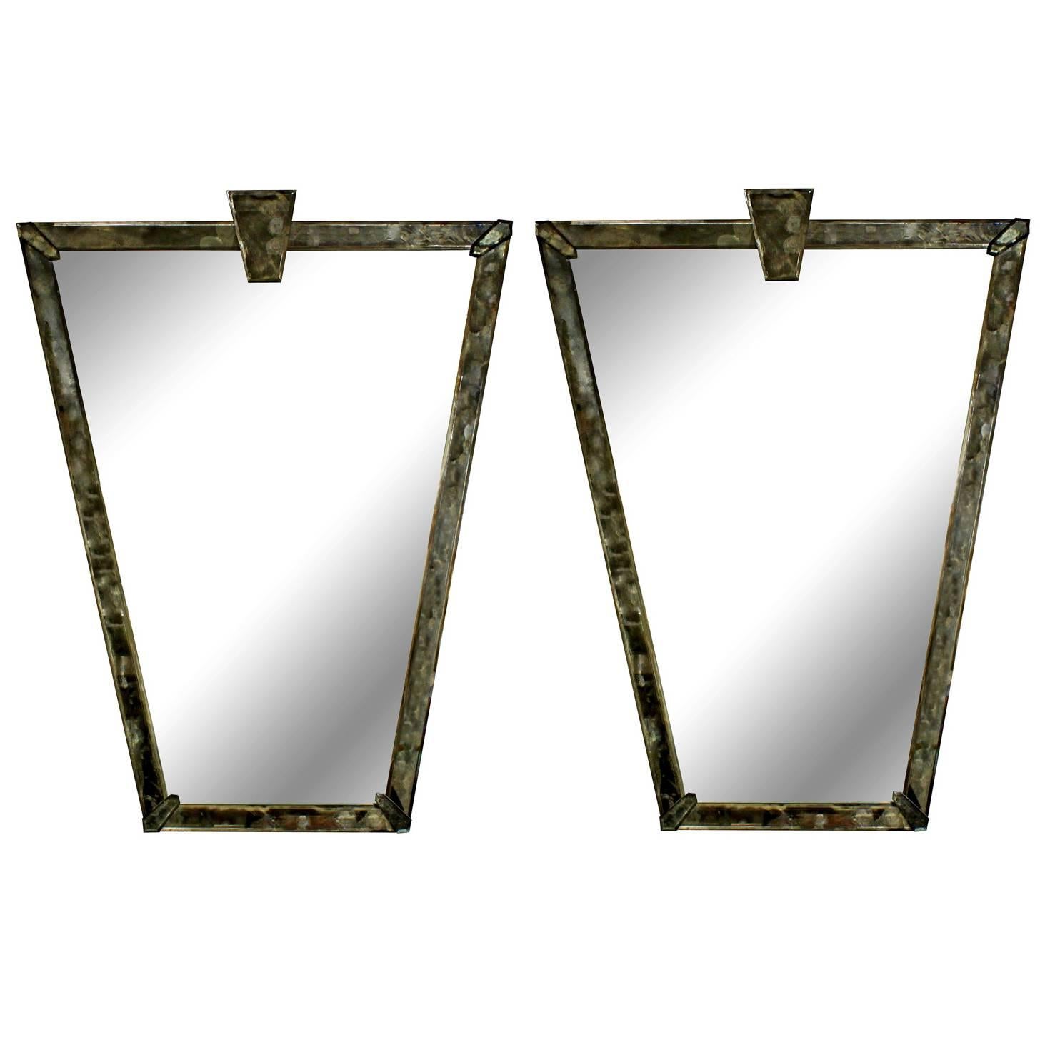 Pair of Elegant Italian Wall Mirrors