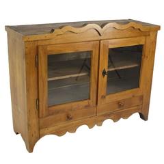 Antique French Cherry Display Cabinet 3