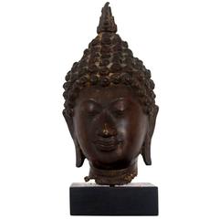 Bronze Buddha Head