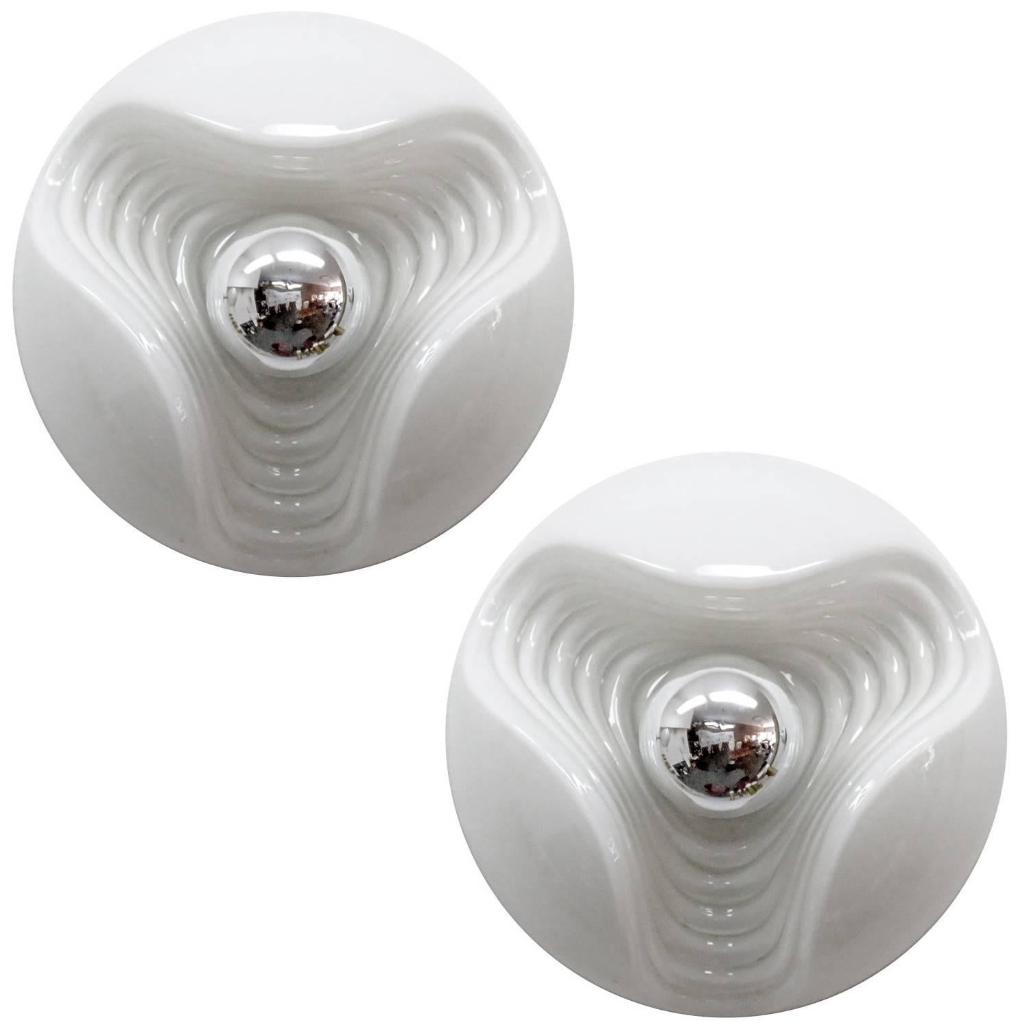 Peill & Putzler Flush Mount Lights, White