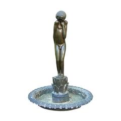 Hugo Robus 'American' Bronze Fountain 3