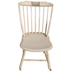 Early 19th Century N.E. Original Paint Decorated Windsor Chair