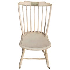 Early 19th Century N.E. Original Paint Decorated Windsor Chair