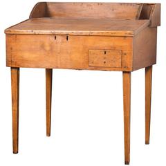 19th Century Primitive Americana Pine Desk