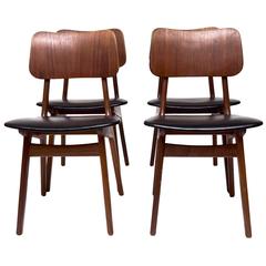 Set of Four Ib Kofod-Larsen Dining Chairs