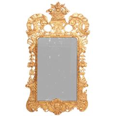 18th Century Irish Carved Giltwood Mirror 4