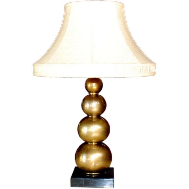 Sculpted Marble Base Cerused Table Lamps For Sale at 1stDibs