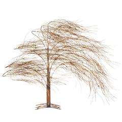 Curtis Jere Wall Sculpture of Tree with Billowing Branches 8