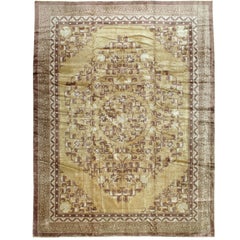 Tapis chinois en soie vintage