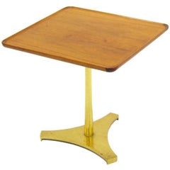 Milo Baughman Occasional Table with Reverse Trefoil Base