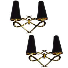 Maison Arlus Pair of Sconces 3 pairs available,. Priced by pair 12