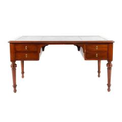 Antique French Mahogany Bureau Plat