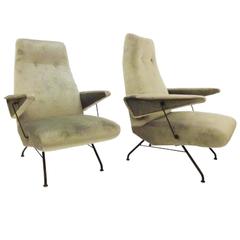 Pair of Mid-Century Lounge or Club Chairs by Lio Carminati, circa 1955