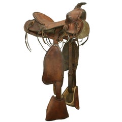 Vintage Childs Western Saddle