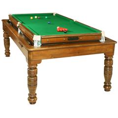 Antique Revolving Billiard, Snooker Table