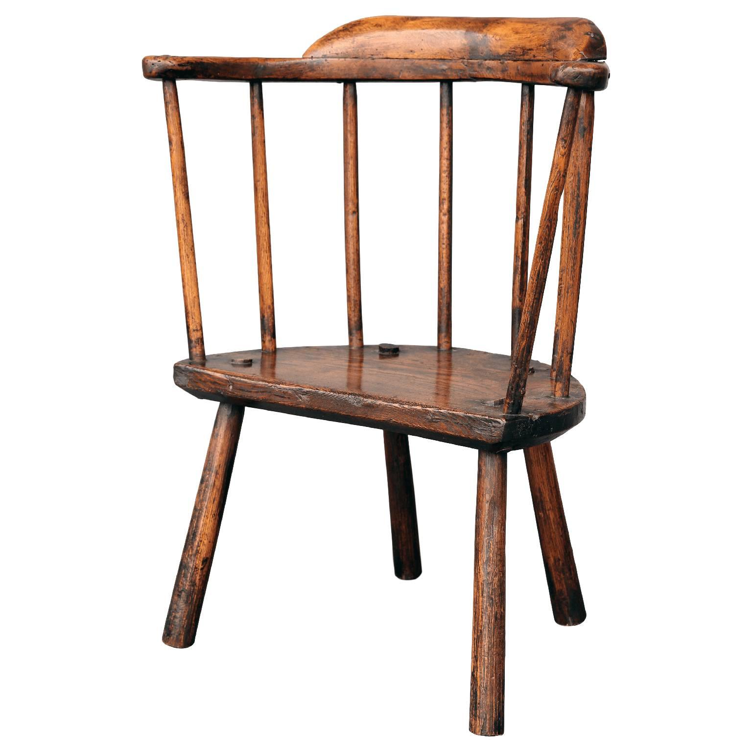 18th Century Stick Chair from Wales