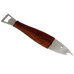 Carl Auböck Fish Mid-Century Leather Bottle Opener by Amboss, Austria, 1960s 7