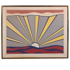 Roy Lichtenstein Sunrise, 1965, Offset Lithograph in Colors