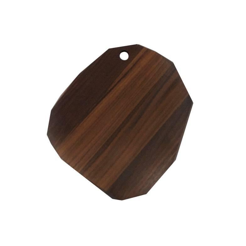 Large Round Walnut Slab Cutting Board