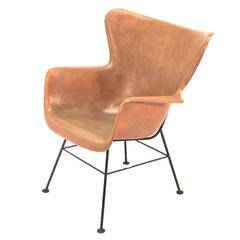 Fiberglass Shell Chair by Lawrence Peabody for Selig
