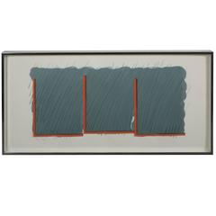 Mid-Century Modernist Screenprint by Richard Smith Titled C Grey, 1970 2