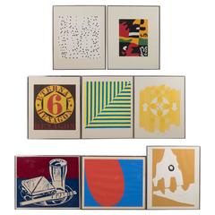 Portfolio of Prints by 8 Important American Artists- Lichtenstein, Stella, etc.