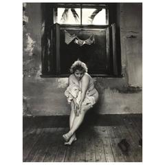 Jan Saudek Silver Gelatin Photographic Print "A Maidservant's Story"