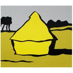 Roy Lichtenstein Haystack, 1969 Original Silkscreen Print