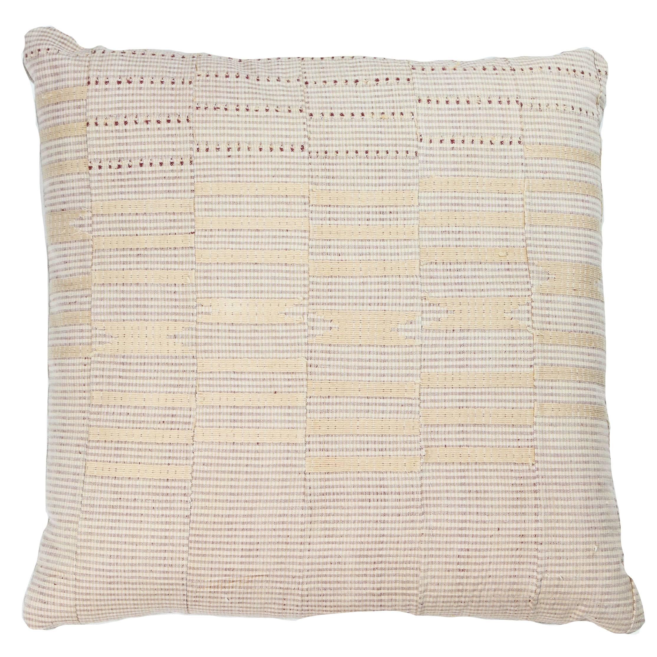 Asoke African Textile Pillow For Sale