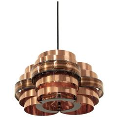 Scandinavian Mid-Century Ceiling Light by Verner Schou, 1970s 6