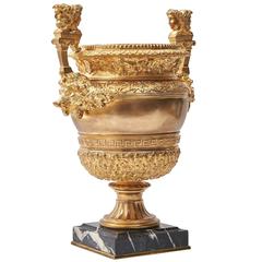 French Gilt Bronze 'Janus' Urn, circa 1860 10