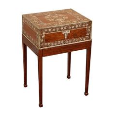 Anglo Indian Inlaid Box on Legs