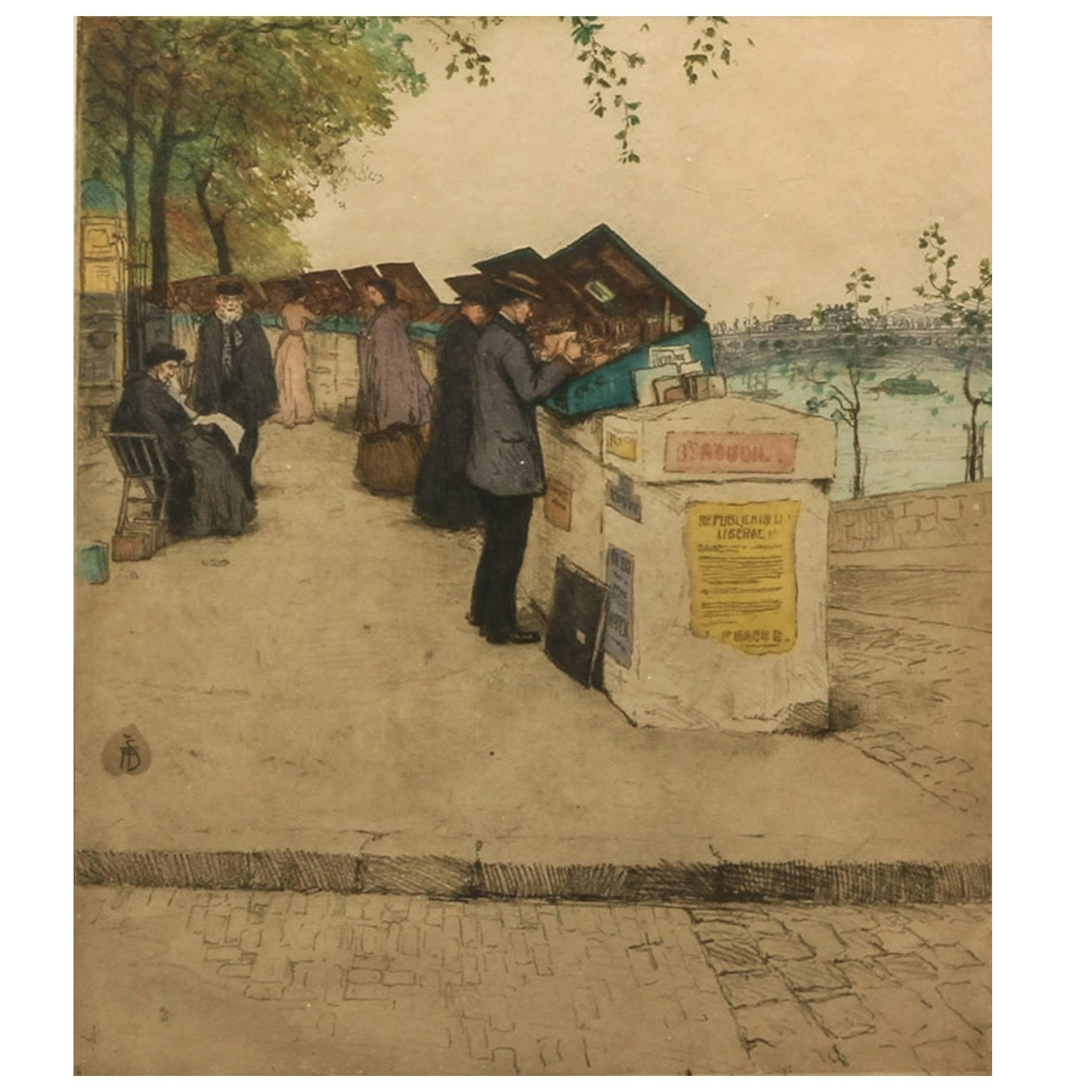 Tavik Frantisek Simon "Motif From Seine, Paris"