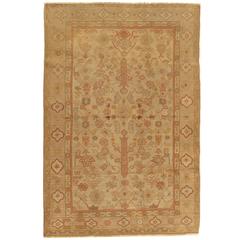 Antique Turkish Oushak Rug 3