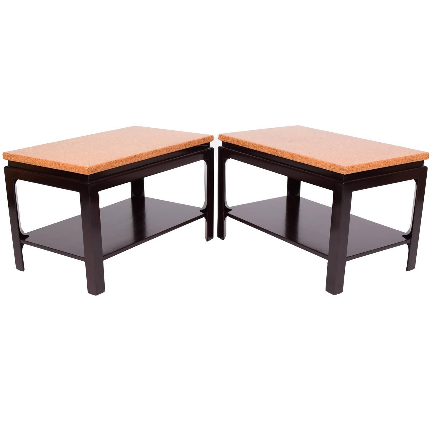 Pair of Side Tables by Paul Frankl for Johnson Furniture