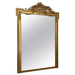 French Mirror Napoleon III Gilded