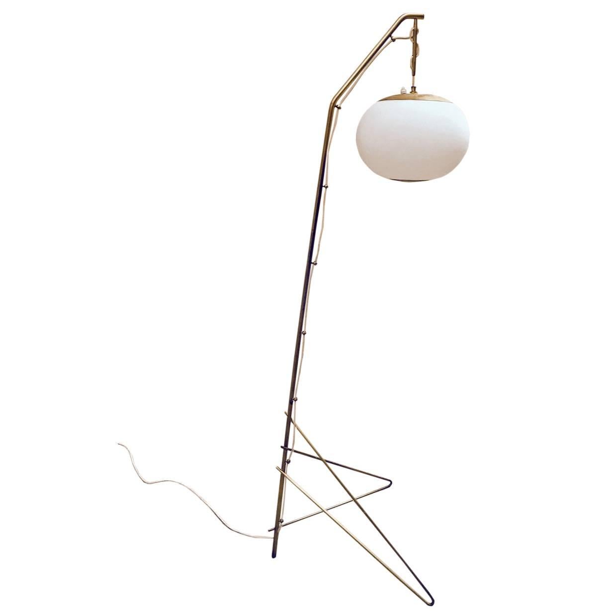 Rare Floor Lamp Attributed to Gino Sarfatti
