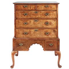 Early 18th Century Queen Anne Walnut Chest on Stand