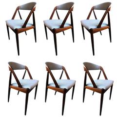 Set of Six Kai Kristiansen Dining Chairs