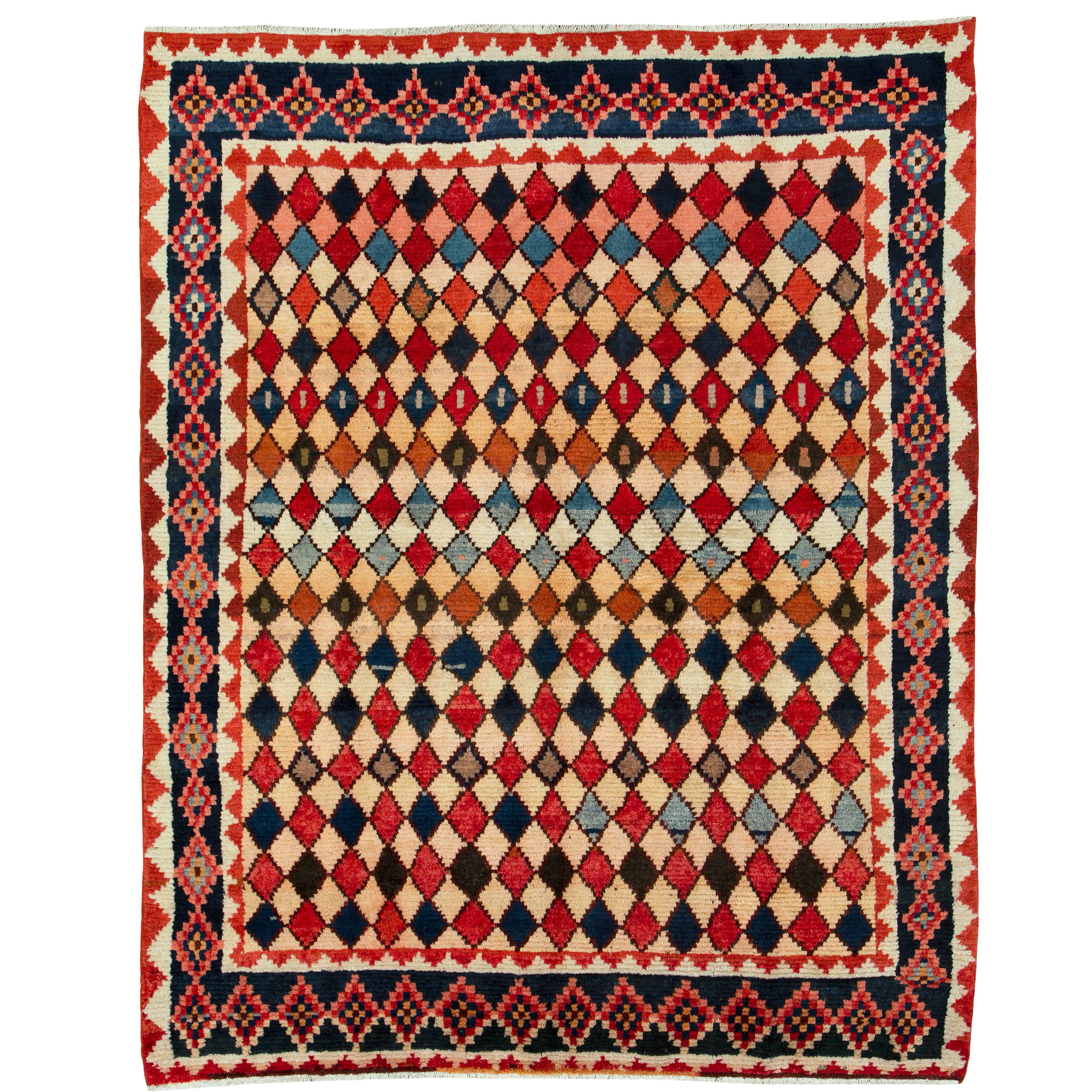 Vintage Persian Gabbeh Rug