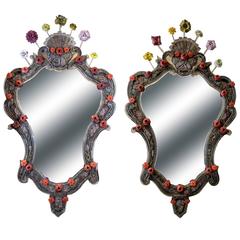 Pair of Late 19th Century Venetian Micromosaic Mirrors 7